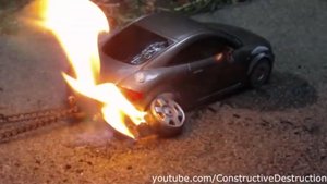 Экстремальное тестирование детской игрушечной машины