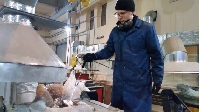 Плавильно-литейный участок на базе ФТИ. смотреть онлайн