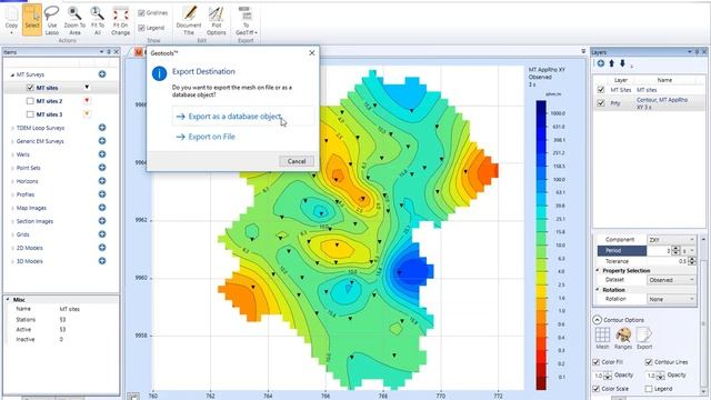 Geotools: MT Data Editing and Analysis, Grid Export смотреть онлайн