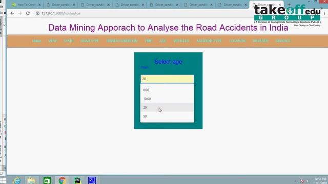 Data mining approach to analyze the road accidents in India || Java Web Application Projects