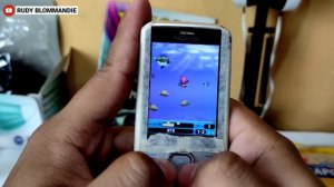 Symbian OS Nokia C5.00 | Seru Main Game Feeding Frenzy | nostalgic playing Feeding Frenzy Java game