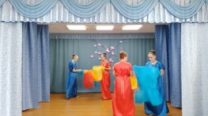 Танец с веерами-вейлами "Огонь и Вода"