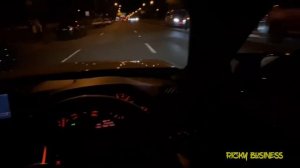 BMW F30 328i Stage 2 AGG BM3 POV night cruise sound & acceleration