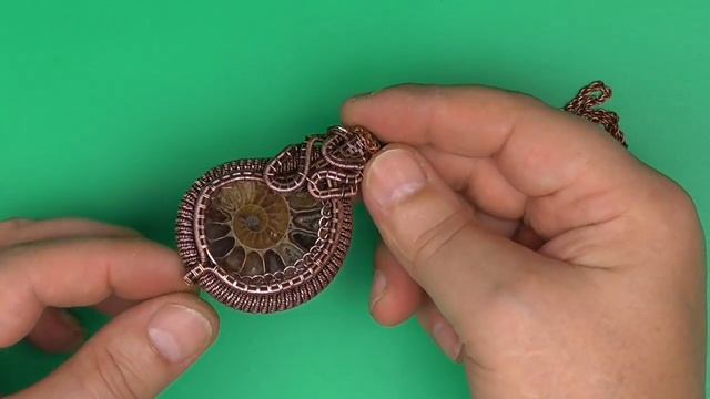 Медный кулон с аммонитом смотреть онлайн