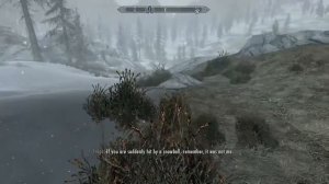 Inigo, snowball comment. Elder Scrolls V: Skyrim