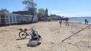 Бердянск 20.05.2022. Первый пляж. Ловля Пеленгаса. Бердянские Рыбаки. Азовское море