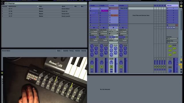 Настраиваем MIDI-контроллер для работы в режиме сессии
