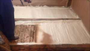 Утепление пола напыление пенополиуретана (ППУ)