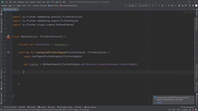 How to Call Native Code From Flutter App | Flutter MethodChannel | Android Native Code | Flutter 3.