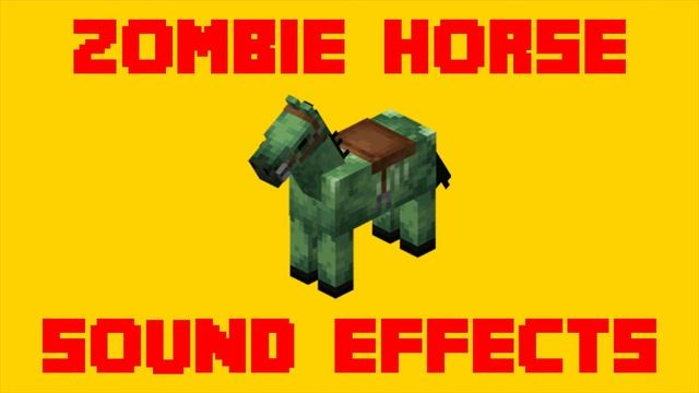 Minecraft Zombie Horse Sound Effects! - All Zombie Horse SFX For Editing! смотреть онлайн