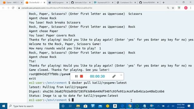 Docker Container Python Project #2