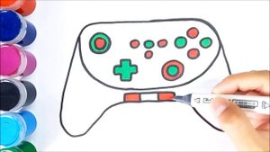 Как нарисовать джойстик | Cara menggambar joystick | How to draw a joystick