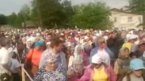 Прибытие крестного хода в село Великорецкое (без обработки)