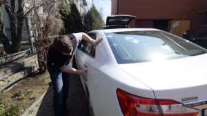 Полировка с очистителем Willson Base make cleaner (жидкое стекло) и обычным воском