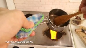CREAMY BEEF & MUSHROOM Mini KITCHEN TOYS Cooking Real Food