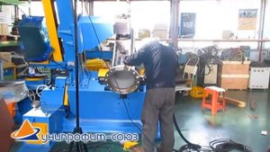 Применение трубного вращателя для аргонодуговой  сварки  (приварки) фланца