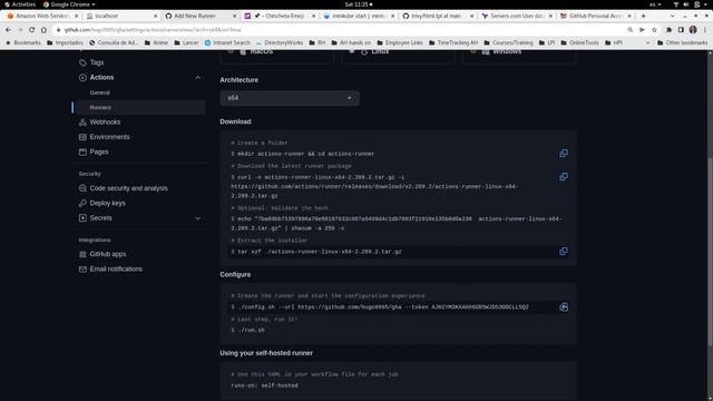 Add your laptop as GitHub ? SELF-HOSTED RUNNER ? | ADD on-prem self-hosted runner смотреть онлайн