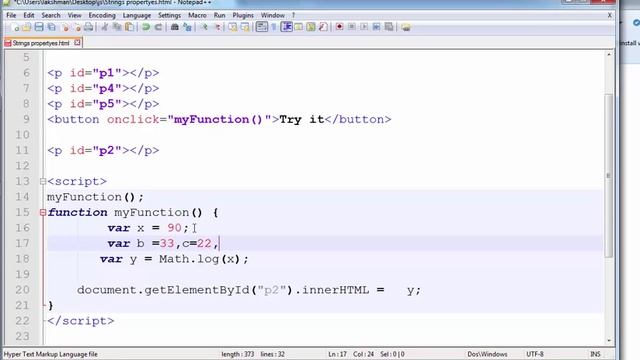 Math Object Methods  --   English 31--vlr training