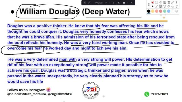 Important Character Sketch With Explanation | Class 12 Board Exam | English Core