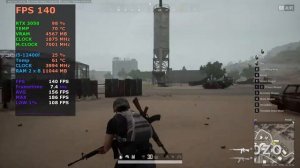 i5-12400f + RTX 3050 test in pubG | 12400f and 3050 pubg 1080p