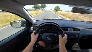 Skoda Rapid  1.2TSI 86HP (2014) POV Test Drive & Acceleration 0-100 | 4K #142