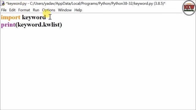 Keywords In Python |How To print all keywords|What is keyword.kwlist |What is Module|import keyword