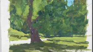 A Tree Study Tutorial in New York City Landscape Painting