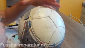 Soccer Ball Repair - Fixing a giant crack