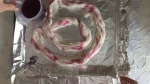 Окрашивание пряжи из пуха ангорского кролика