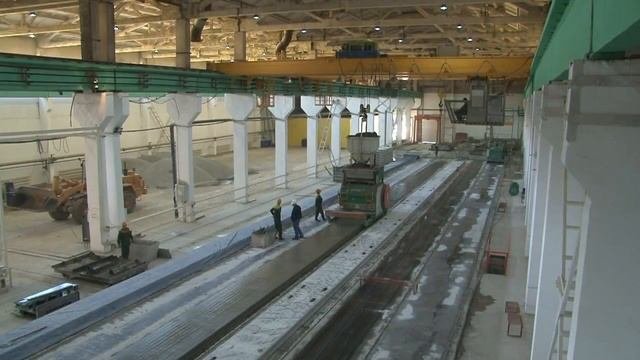 Линия безопалубочного виброформования АО СТМ в Йошкар-Оле
