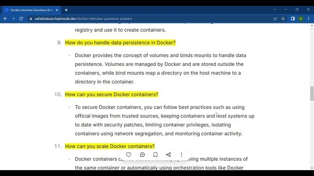 Cracking the Docker Interview: Top 15 Common Questions and Expert Answers by @dev_safia смотреть онлайн