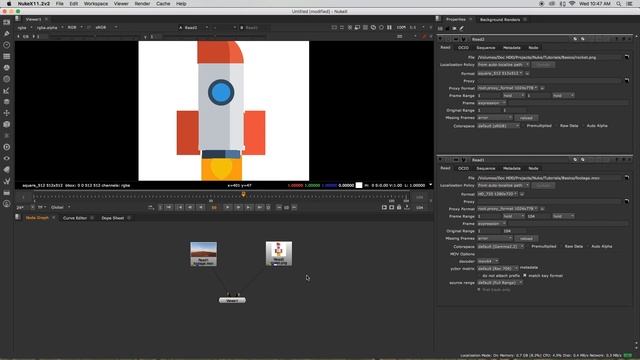 Nuke studio tutorial for beginners | Merge Node | VFX 2019 | Combine Video and Image