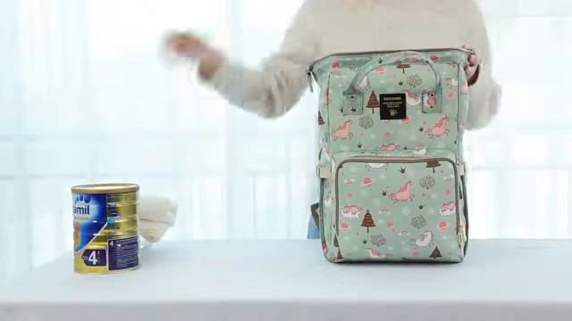 Сумка Для Мамы Модный Женский Рюкзак Сумка Для Коляски Детские Сумки Большой смотреть онлайн