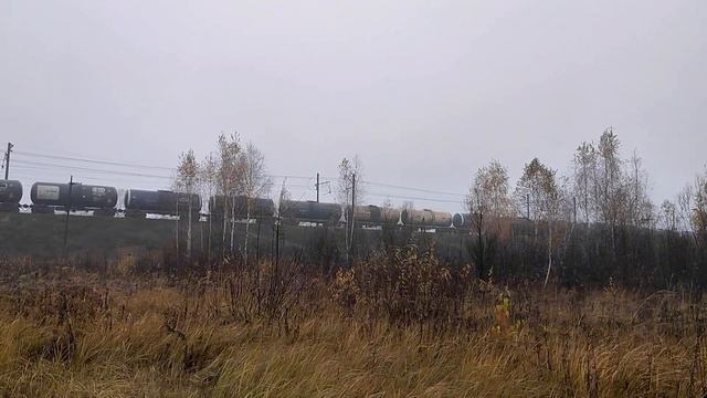 2ТЭ116 с наливным поездом! смотреть онлайн