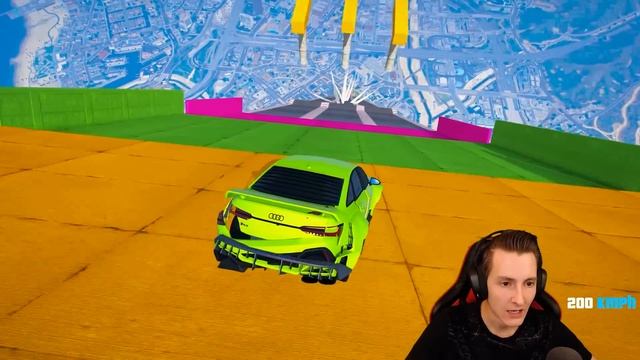 Я ПЕРЕЛЕТЕЛ ВЕСЬ КОСМОС! СПУСК БЕЗ ТОРМОЗОВ НА ЧИТЕРСКОЙ ТАЧКЕ в ГТА 5 ОНЛАЙН (GTA 5 ONLINE) смотреть онлайн