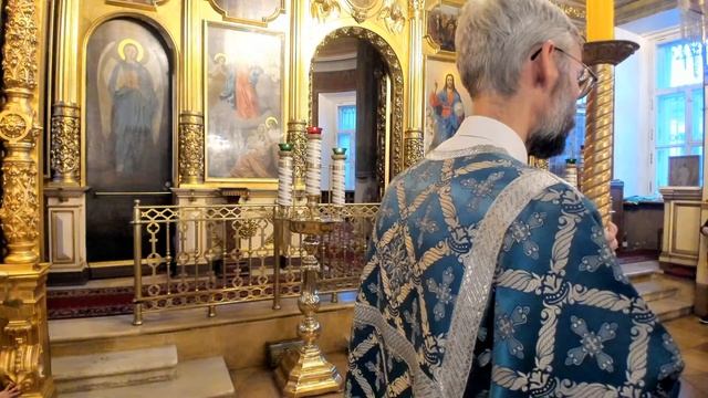 19.09.2020. Рождество Пресвятой Владычицы нашей Богородицы. Всенощное бдение. Николо-Кузнецкий храм смотреть онлайн