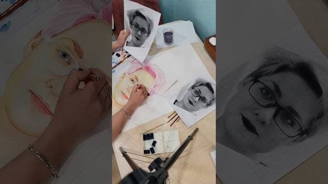 Портрет девочки за 6 часов