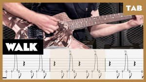 Pantera - Walk - Guitar Tab | Lesson | Cover | Tutorial | Amplitube