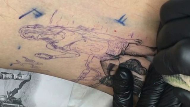 3 rl tattoo time lapse - Девушка на мото смотреть онлайн