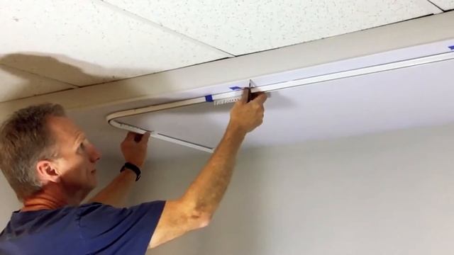 How to install a ceiling curtain track смотреть онлайн