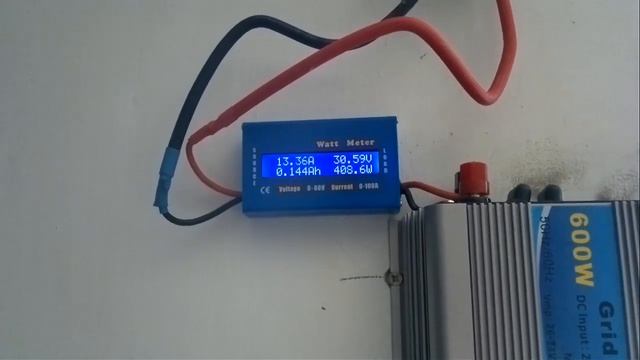 Grid Tie Inverter GWV 600W MPPT быстро о КПД DC/AC и КПД MPPT смотреть онлайн