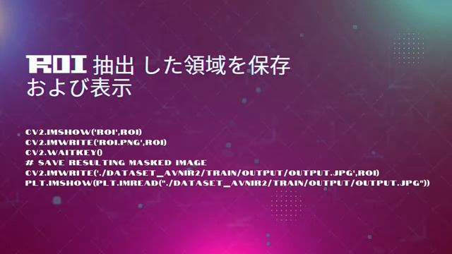 本日のpythonソースコード OPENCVで長方形にROI抽出後保存 смотреть онлайн