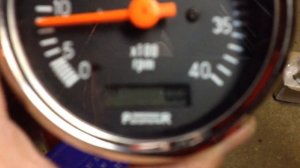 Счетчик моточасов с тахометром, проверка работы перед установкой.