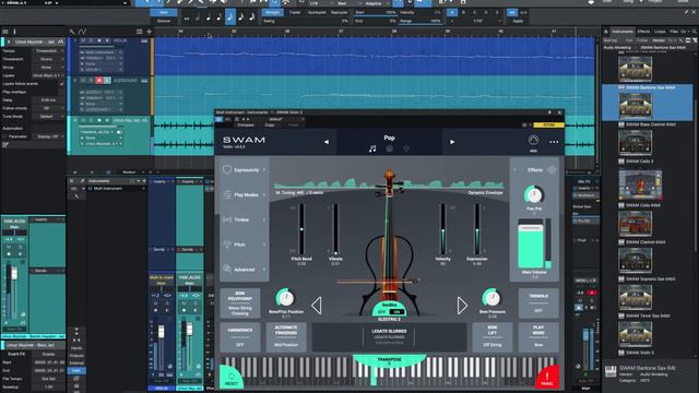 SWAM VIOLIN 3 WITH RAM MUSIC SOUND