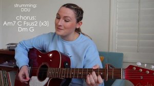 Olivia Rodrigo Can’t Catch Me Now Guitar Play Along (from the Hunger Games film)