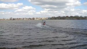 Пластиковая мотолодка Кайман 400 с Ямаха 40 veos скорость 53 км/ч.Тест на воде.