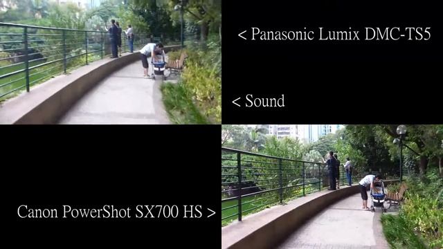 Canon PowerShot SX700 HS VS Panasonic Lumix DMC TS5 смотреть онлайн