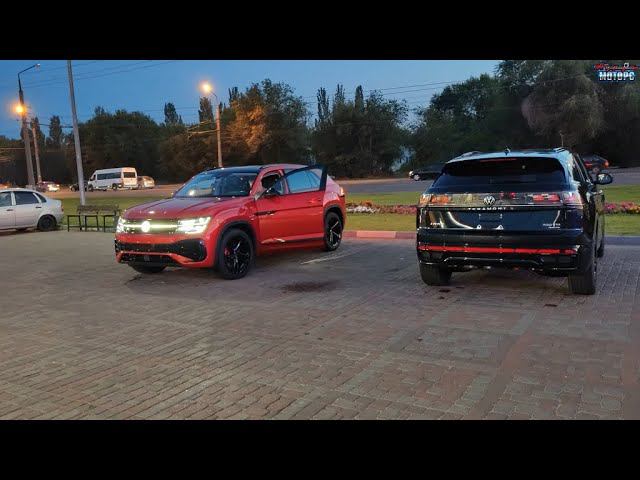 Красный и Черный VW Teramont X - отмыли!