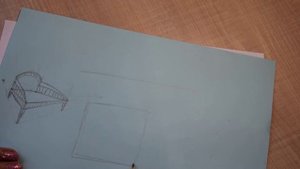 Рисование мебели в угловой и линейной перспективе
