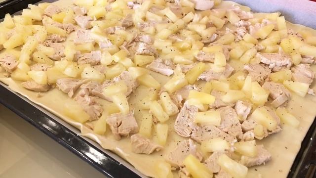 Пирог из Слоёного Теста! Вкуснота! Пальчики Оближешь! смотреть онлайн